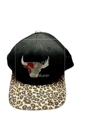 Curtis Lee Steer Black & Cheetah Trucker Hat